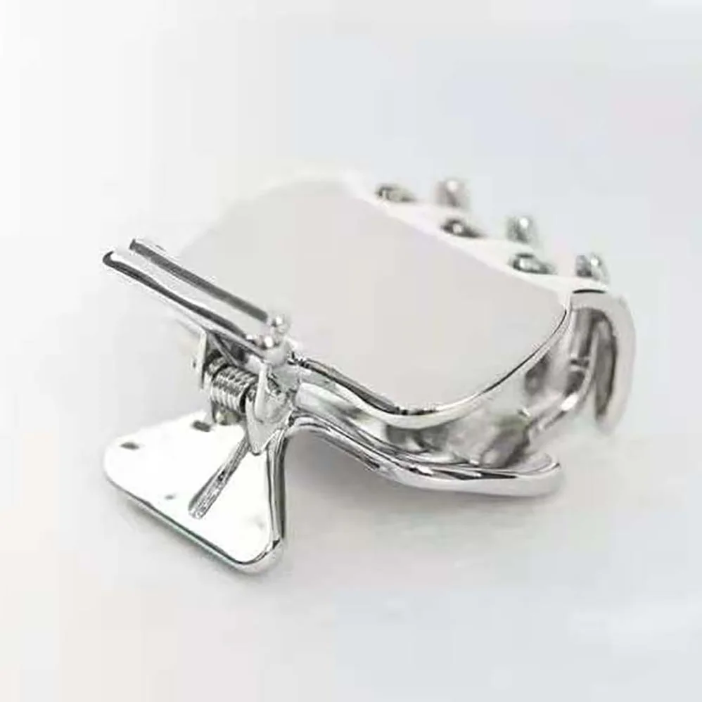 Prada Metal Hair Clip with Enameled for Women in Metal Triangle Logo Prada Metal Hair Clip with Enameled for Women in Metal Triangle Logo