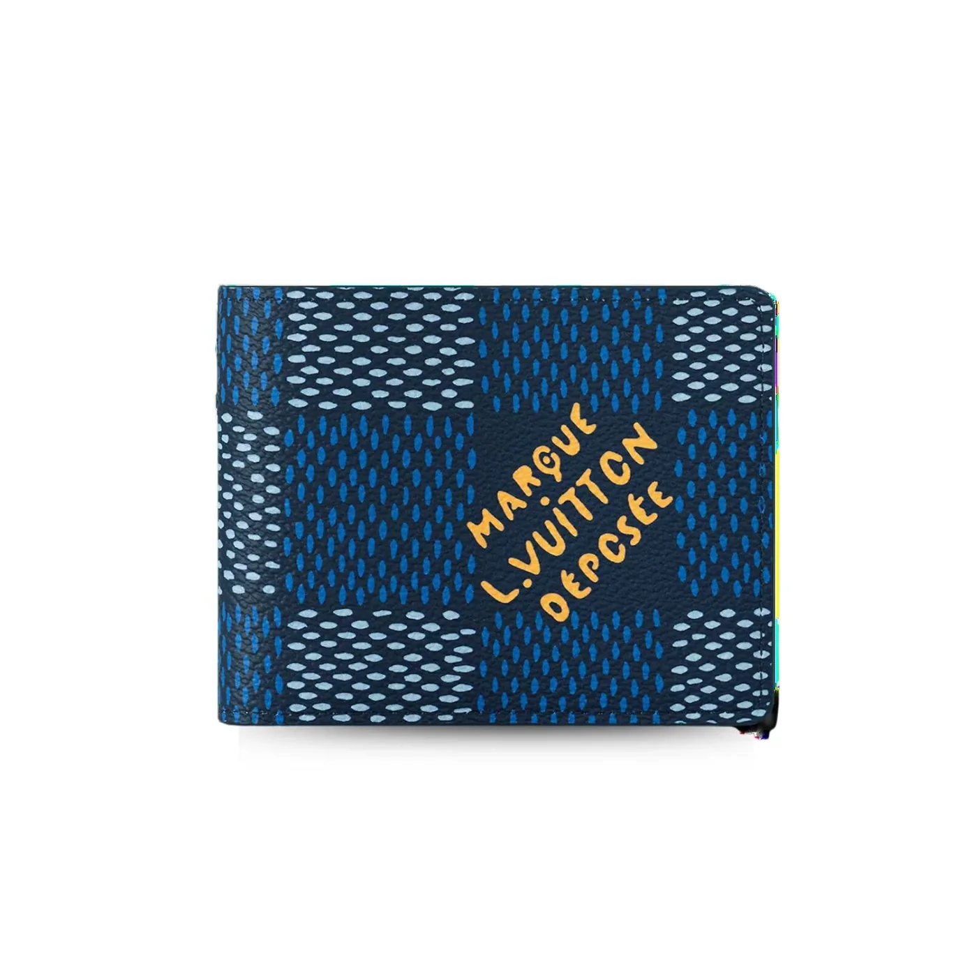 Louis Vuitton Multiple Wallet Blue 4.5 Inches/ Louis Vuitton Multiple Wallet Blue 4.5 Inches/