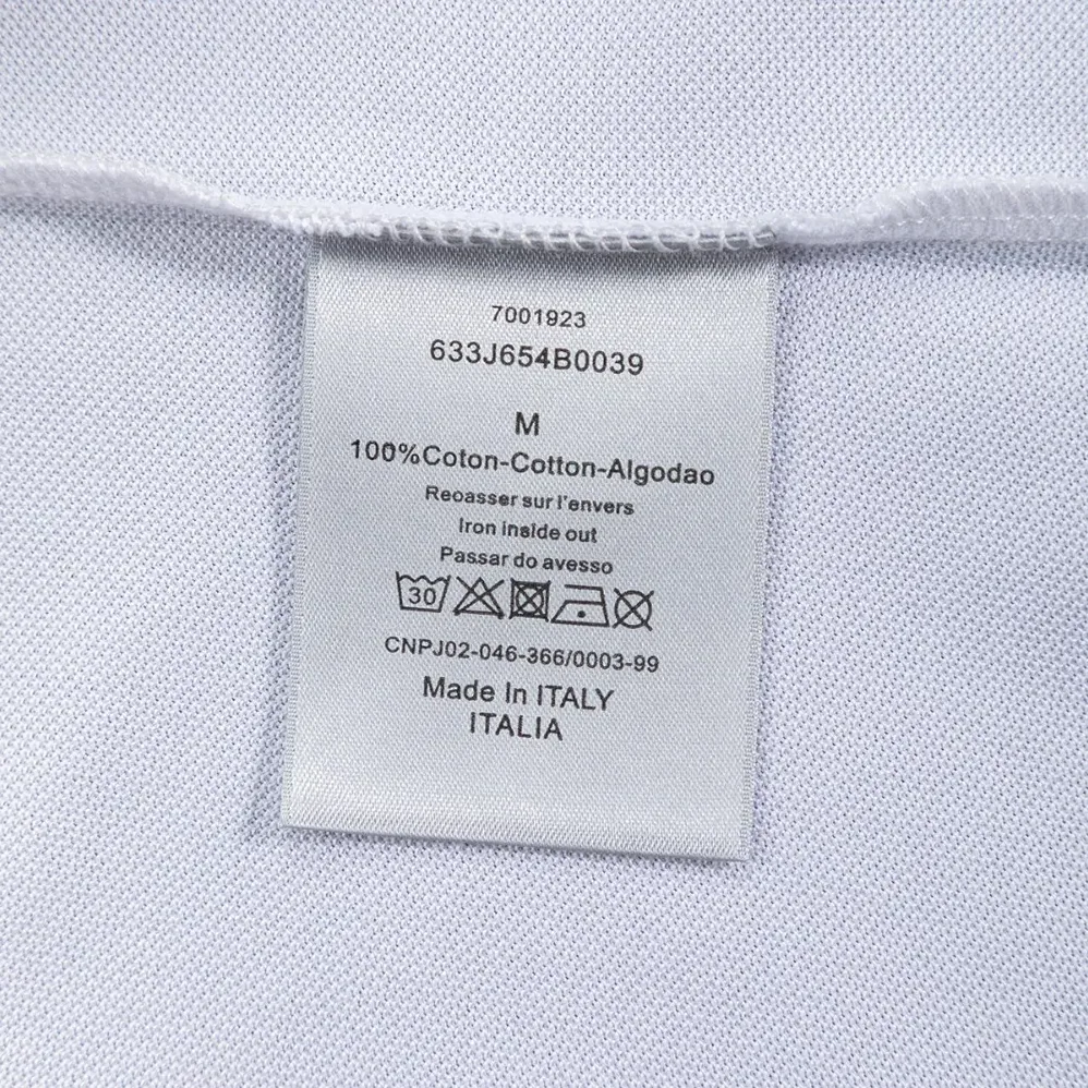Dior Polo Shirt with Dior Clover Embroidery White Cotton Piqué for Women Dior Polo Shirt with Dior Clover Embroidery White Cotton Piqué for Women