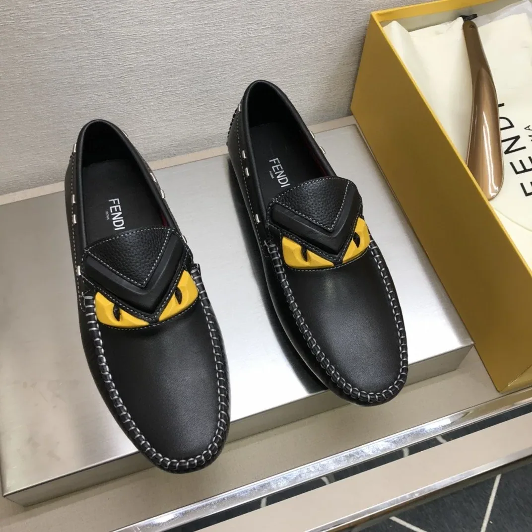 Fendi Force Black Loafers Fendi Force Black Loafers