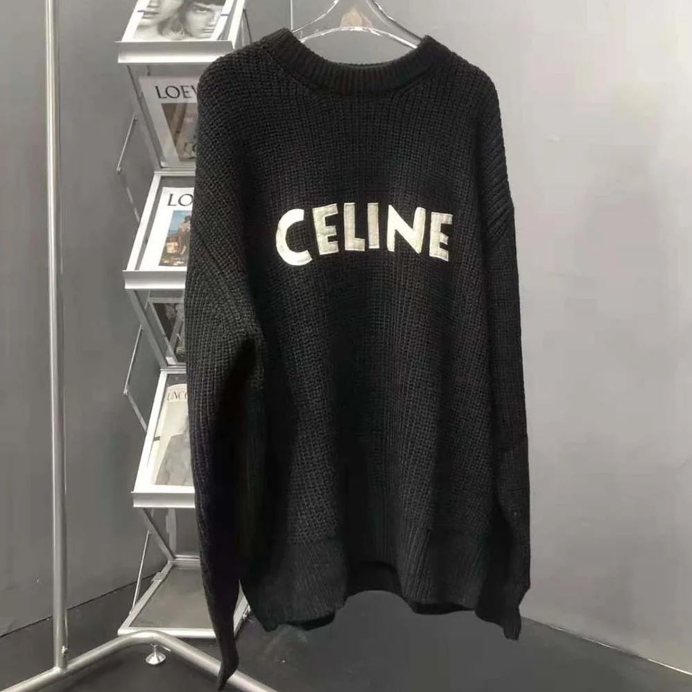 Celine Oversized Celine Sweater in Wool for Men Celine Oversized Celine Sweater in Wool for Men