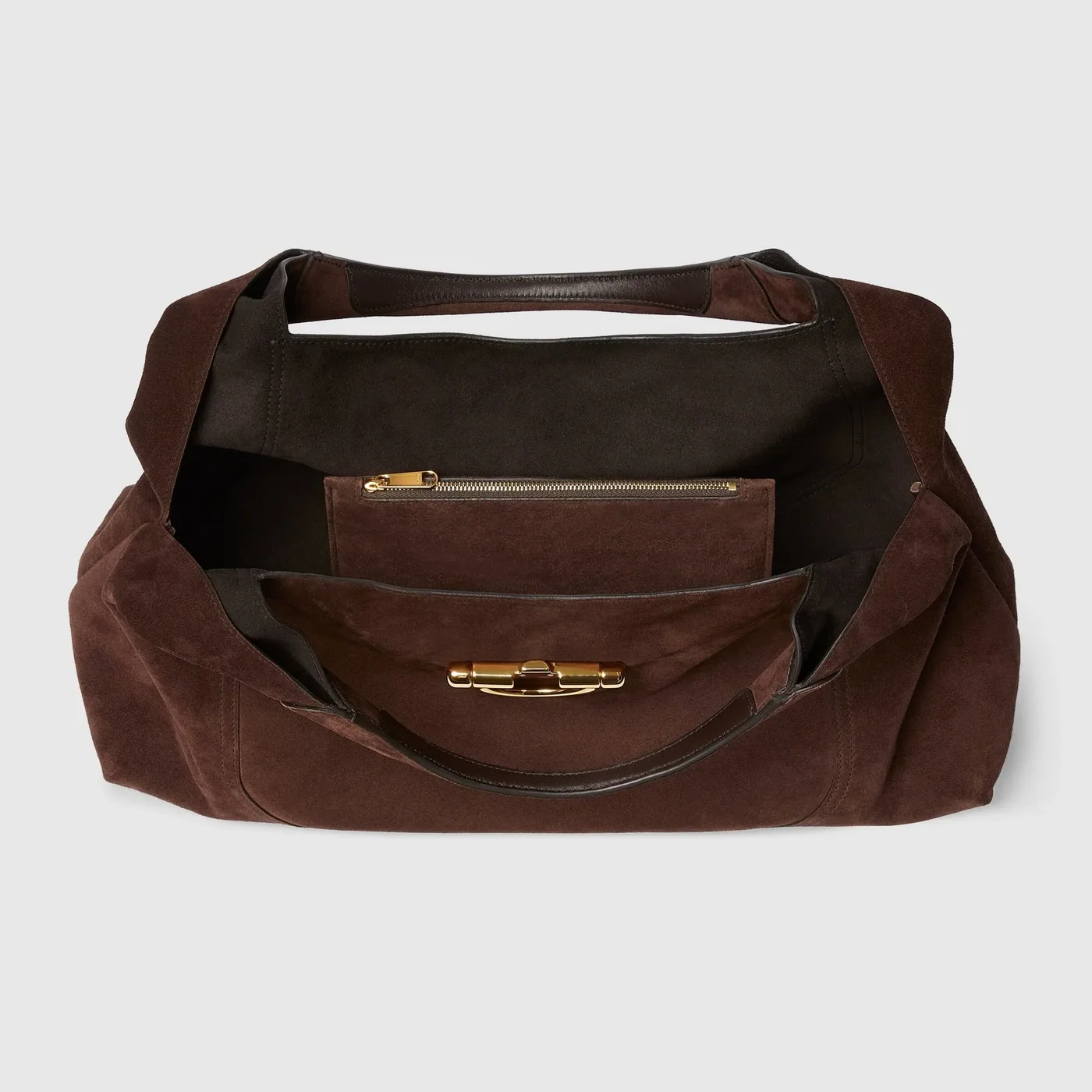 Gucci Softbit Maxi Shoulder Bag / Dark Brown Suede Gold Hardware AAFLB Gucci Softbit Maxi Shoulder Bag / Dark Brown Suede Gold Hardware AAFLB