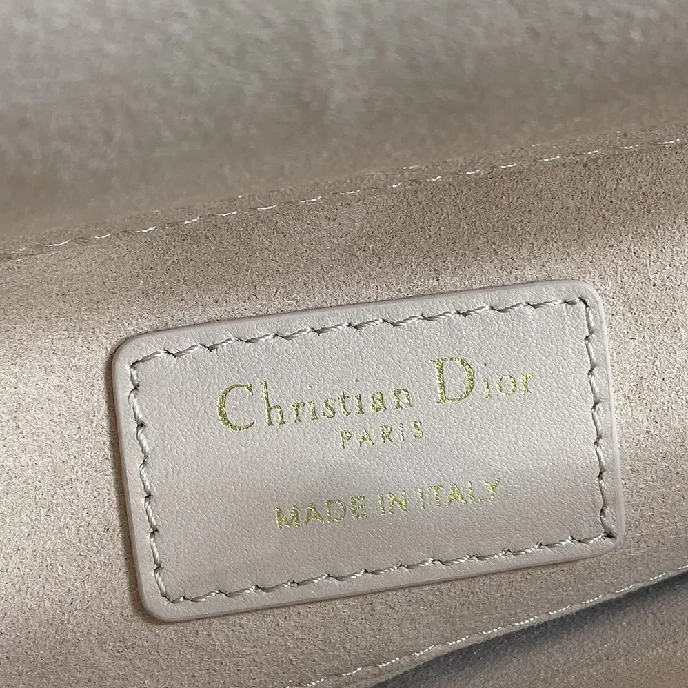 Dior Mini Lady D-Joy Bag Rose Soupir Cannage Lambskin for Women