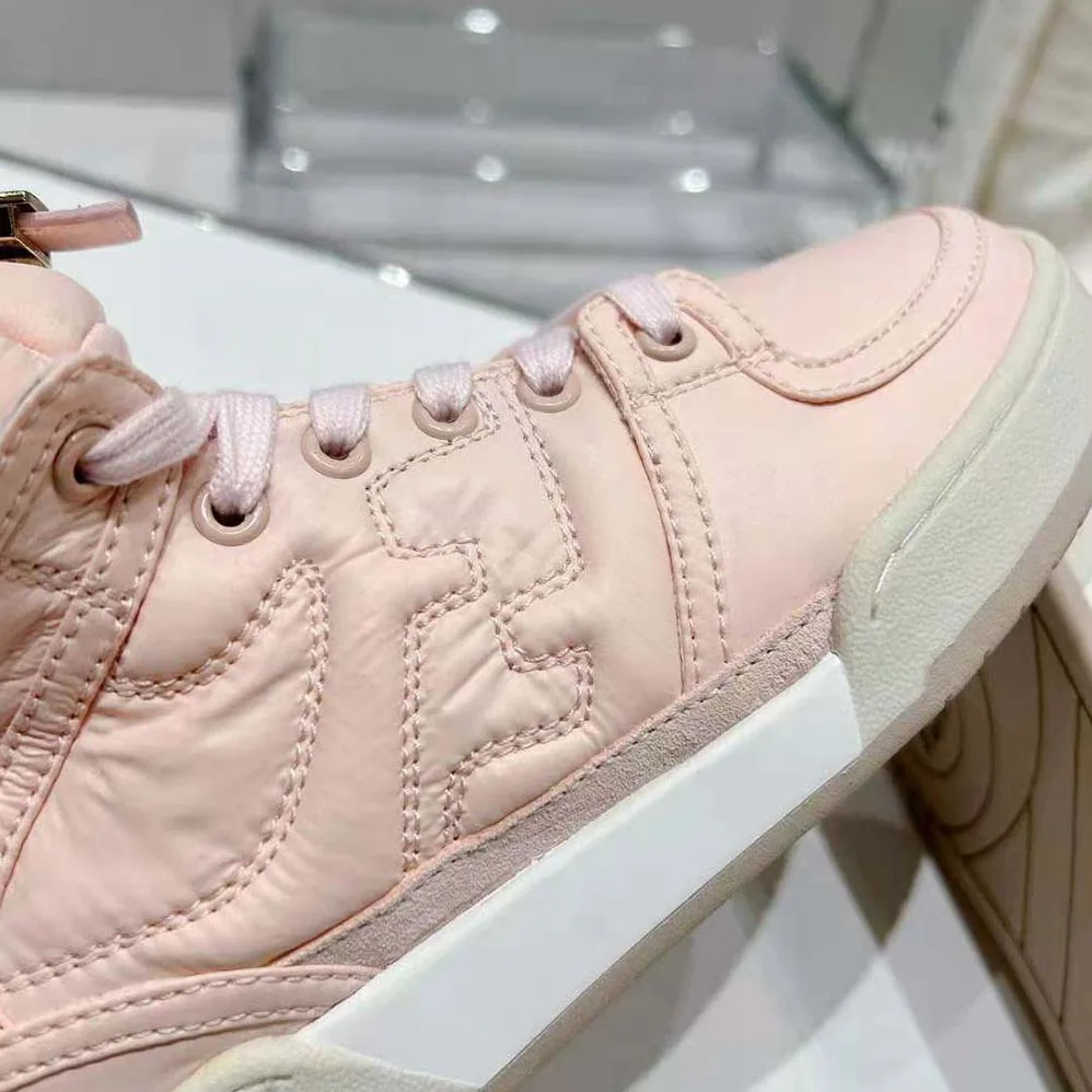 Fendi Match Pink Nylon High for Unisex in Tops Fendi Match Pink Nylon High for Unisex in Tops