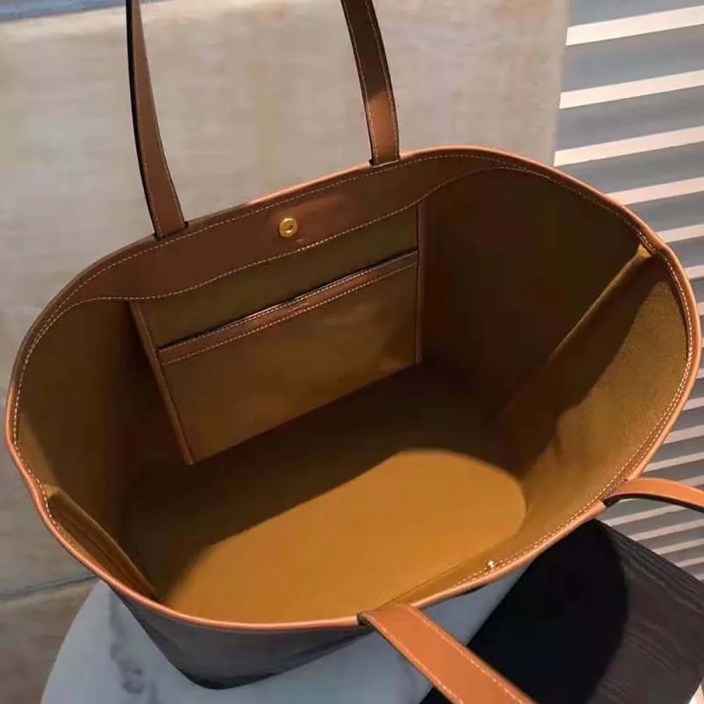 Celine Medium Cabas in Triomphe Canvas for Women in Brown