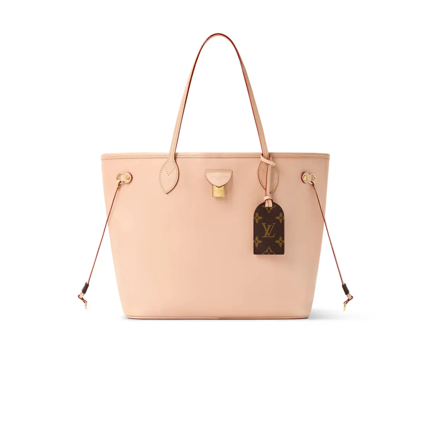 Louis Vuitton Neverfull MM Tote Bag in Beige Gold Hardware