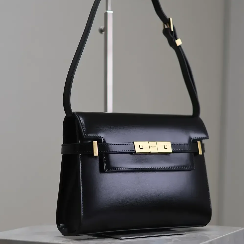 Saint Laurent YSL Manhattan Small in Box Saint Laurent for Women in Black Saint Laurent YSL Manhattan Small in Box Saint Laurent for Women in Black