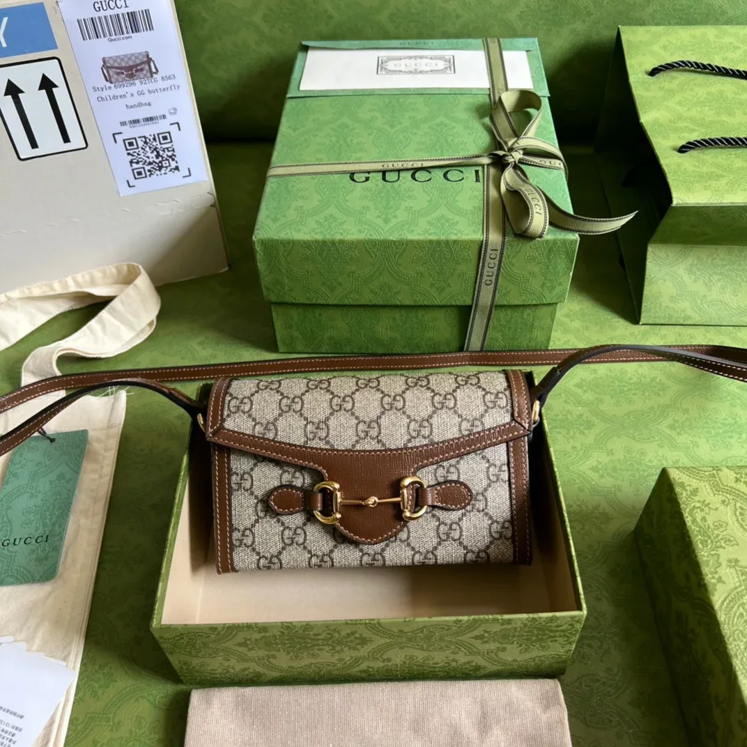 Gucci Horsebit 1955 Mini Bag Beige / GG
