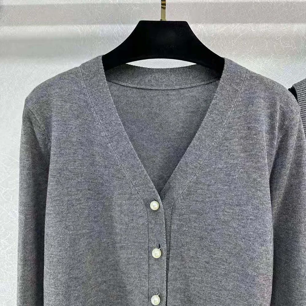 Dior Twin for Women in set Gray Cashmere Knit