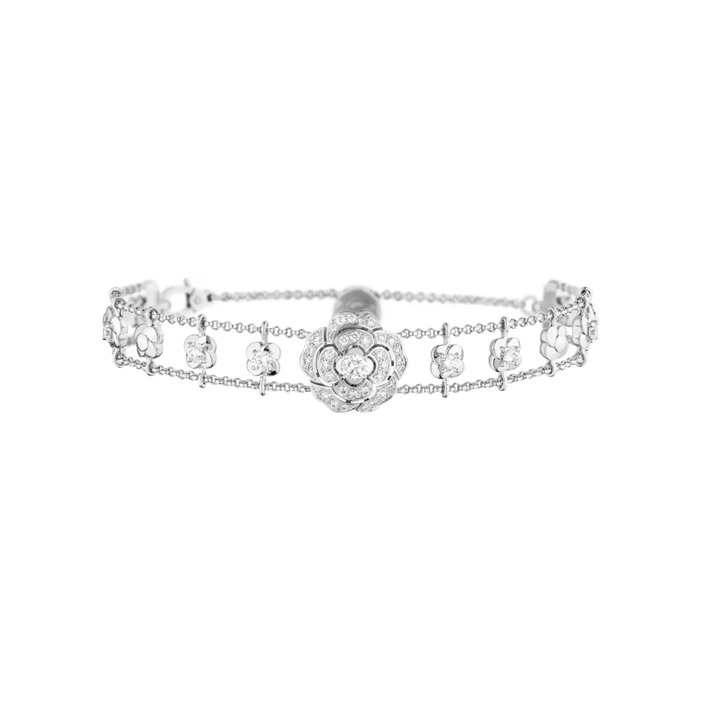 Bouton De Camélia Bracelet White Gold Bouton De Camélia Bracelet White Gold