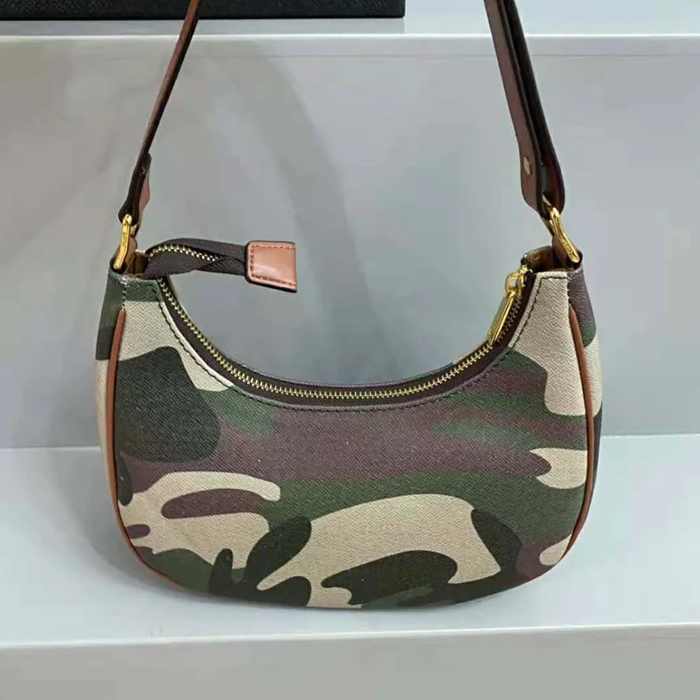 Celine AVA Bag in Canvas with Camouflage and Celine Print for Women