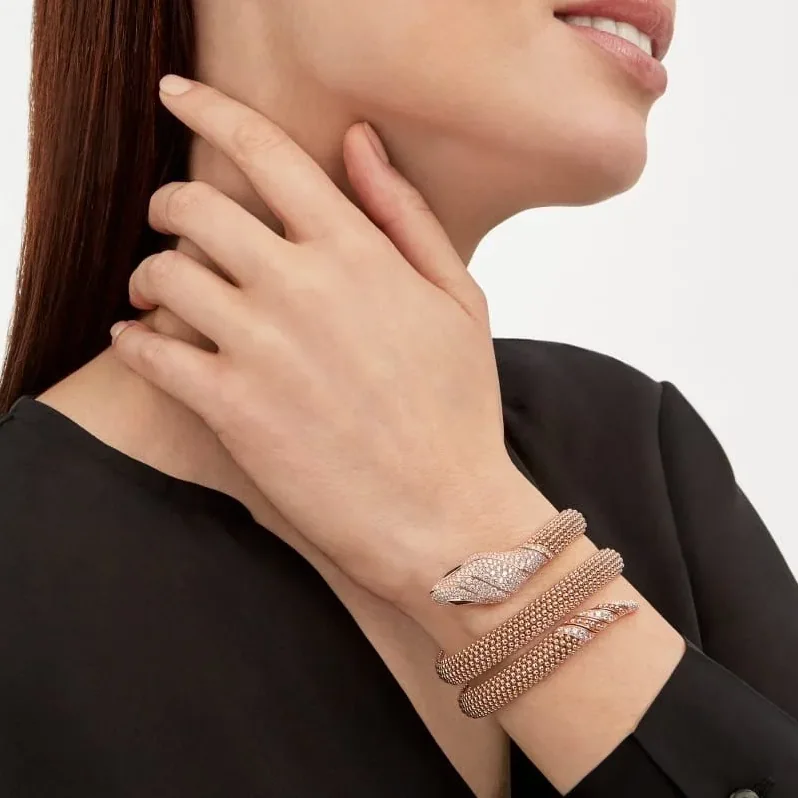 Bvlgari Serpenti Bracelet Rose Gold