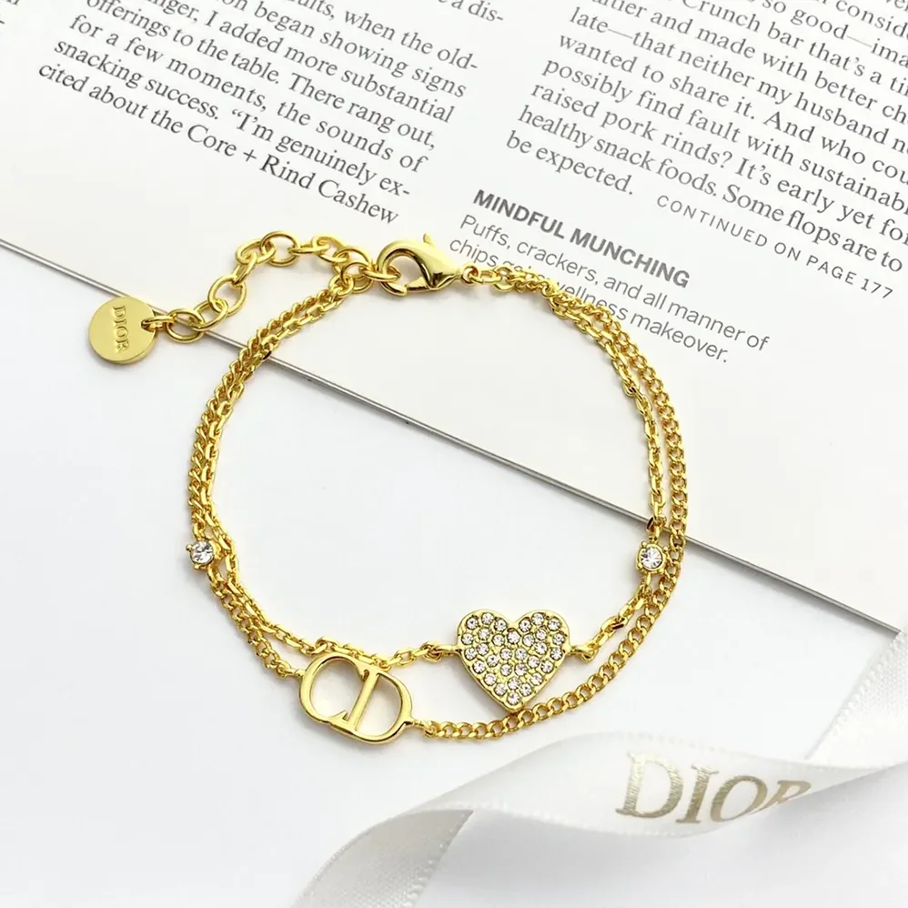Dior Clair D Lune Bracelet Gold-Finish Metal and Silver for Women in Tone Crystals Dior Clair D Lune Bracelet Gold-Finish Metal and Silver for Women in Tone Crystals