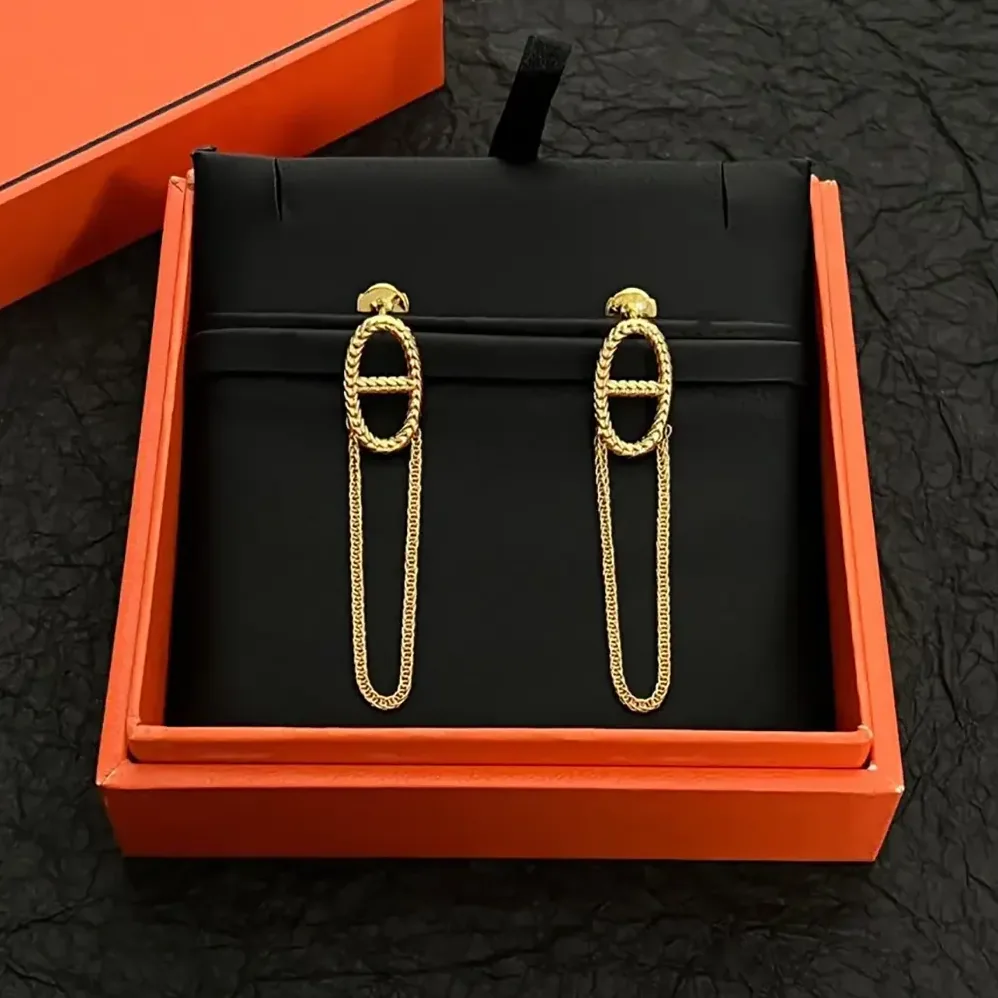 Hermes Chaine D Ancre Danae Earrings H222514Bv00 for Women