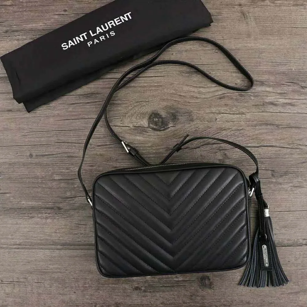 Saint Laurent YSL Lou Camera Bag Matelasse Leather for Women in Silver Saint Laurent YSL Lou Camera Bag Matelasse Leather for Women in Silver