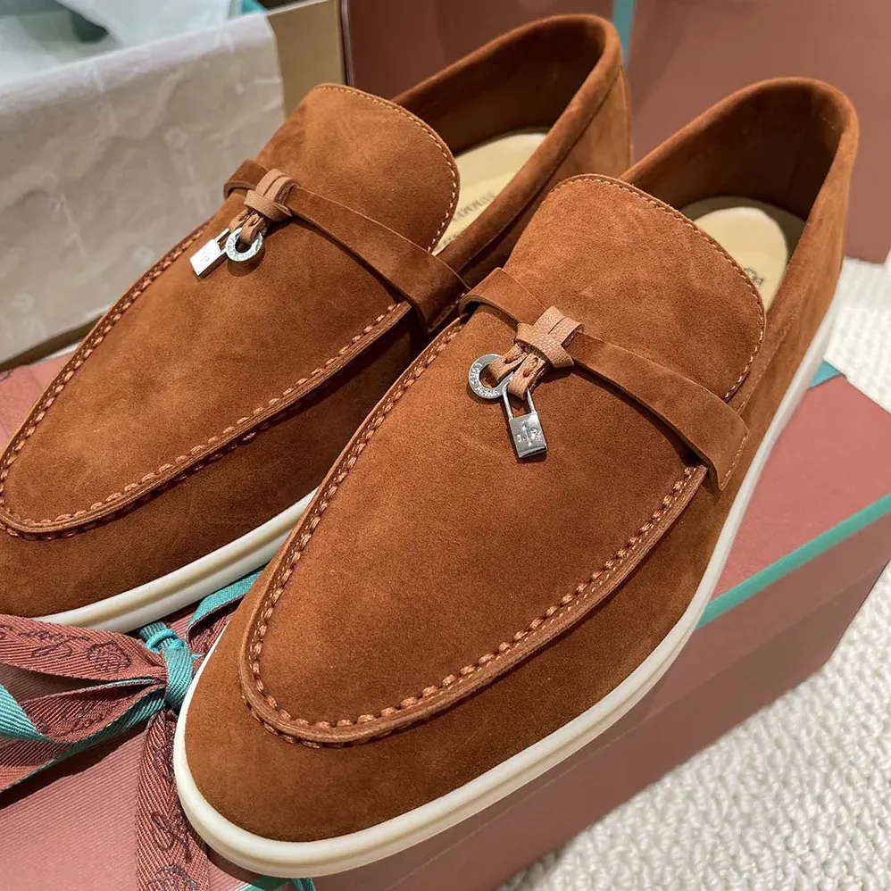 Loro Piana Summer Charms Walk Loafers for Unisex in Tan Loro Piana Summer Charms Walk Loafers for Unisex in Tan