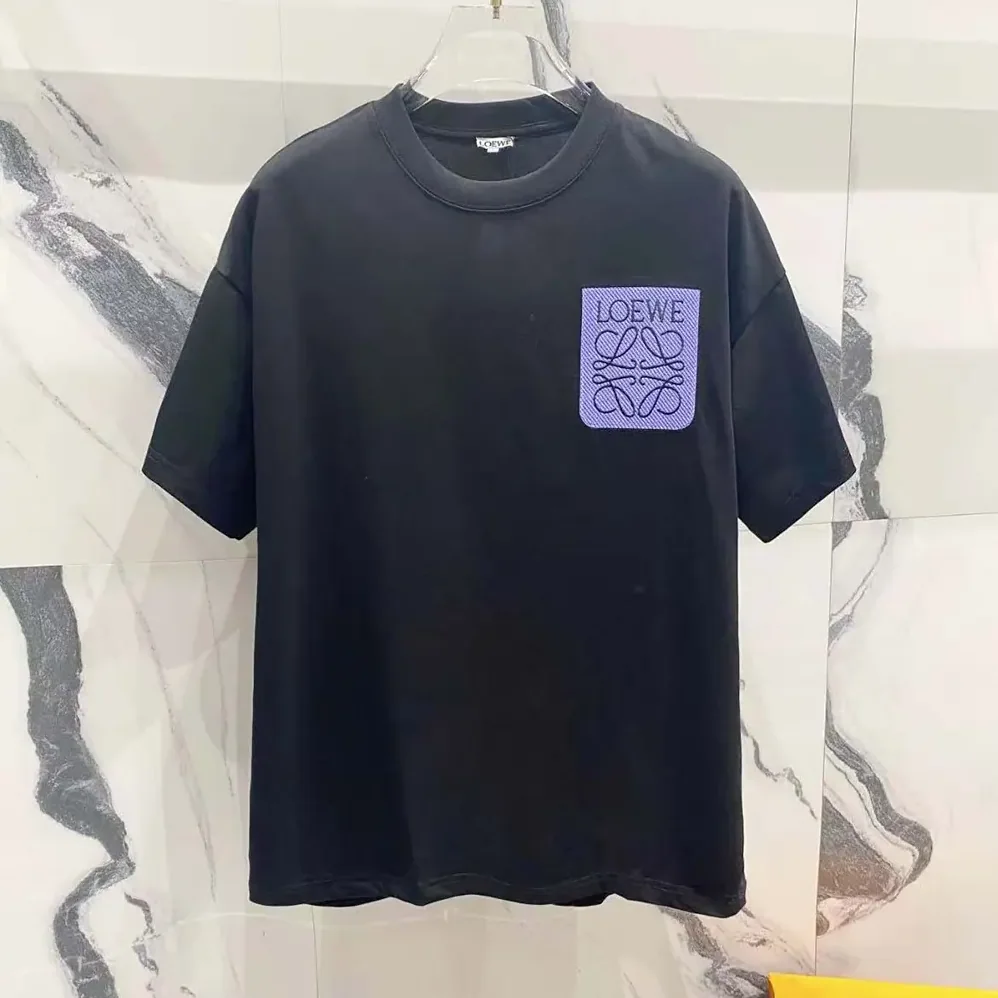 Loewe Relaxed Fit T-shirt in Cotton for Men in Black