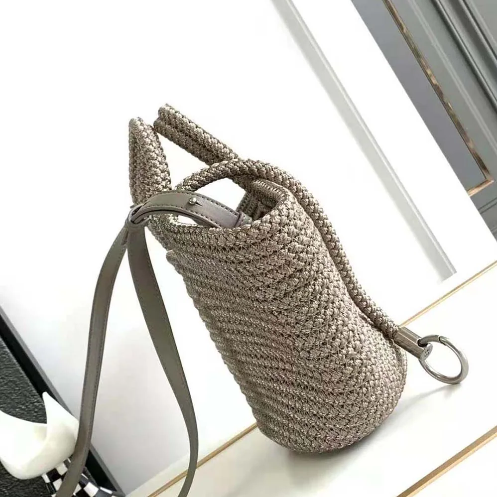 Balenciaga Ibiza Small Basket With Strap in Beige for Women