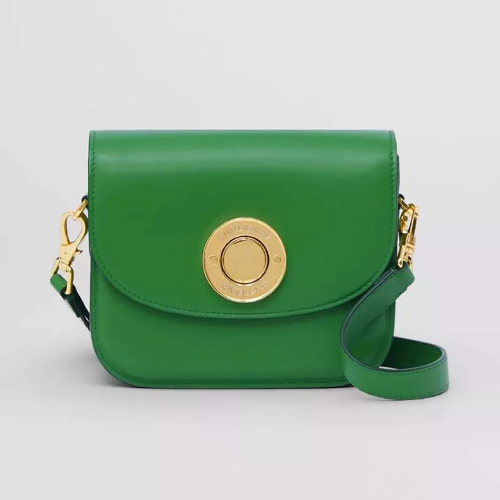 Burberry Leather Small Elizabeth Bag for Women in Green Burberry Leather Small Elizabeth Bag for Women in Green