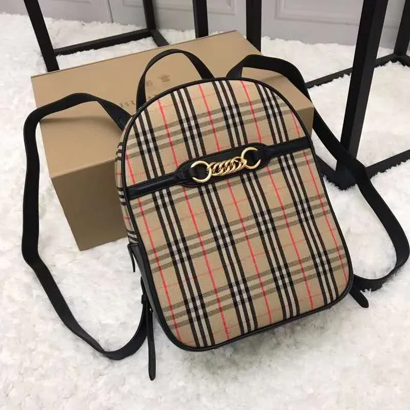 Burberry The 1983 Check Link Backpack for Unisex Burberry The 1983 Check Link Backpack for Unisex