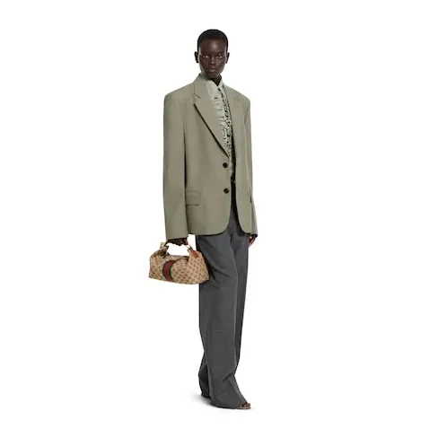 Gucci Vanity Medium Top Handle Bag in Beige/ Brown Gold Hardware Gucci Vanity Medium Top Handle Bag in Beige/ Brown Gold Hardware