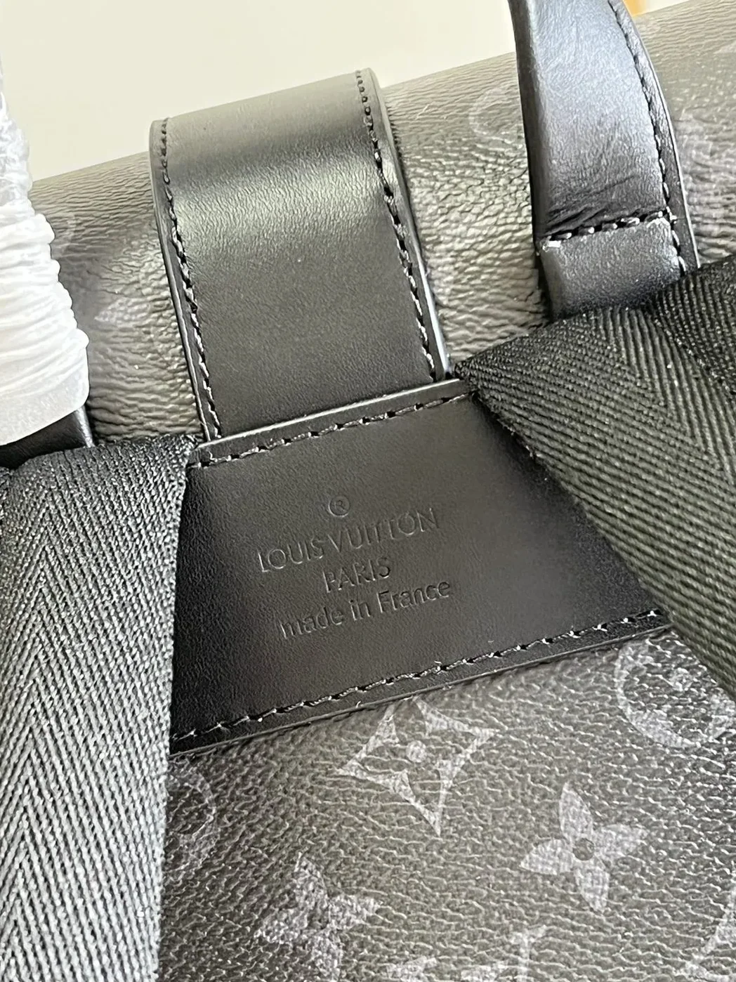 Louis Vuitton Saumur Backpack Monogram Eclipse Canvas