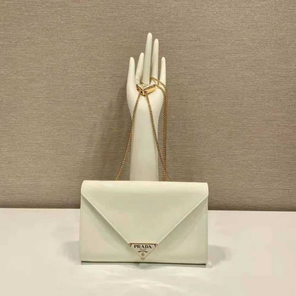 Prada Patent Leather Mini-bag for Women in White