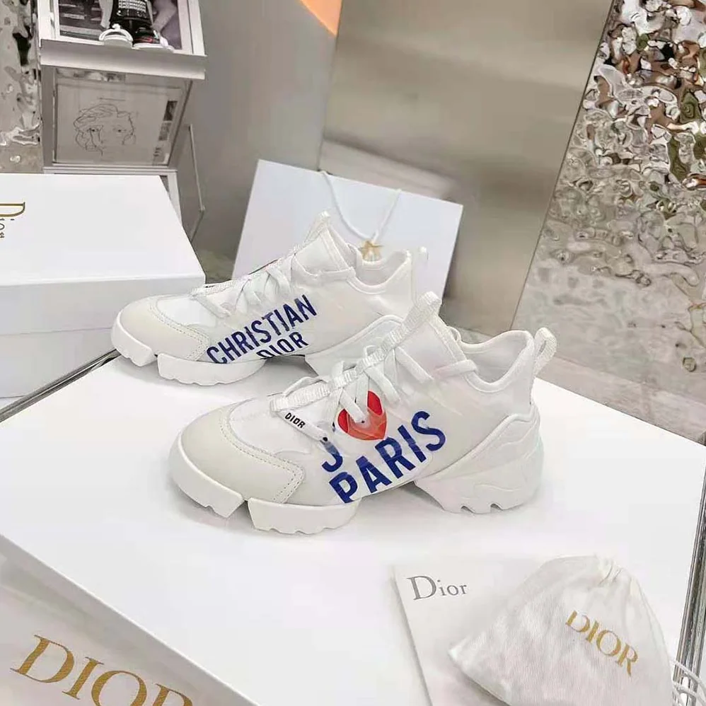 Dior D-connect Sneaker White J Adior Paris Technical Fabric for Women