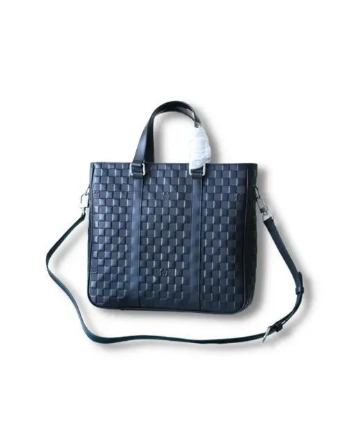 Tadao 2Way Shoulder Bag Damier Anfini Black / Tadao 2Way Shoulder Bag Damier Anfini Black /