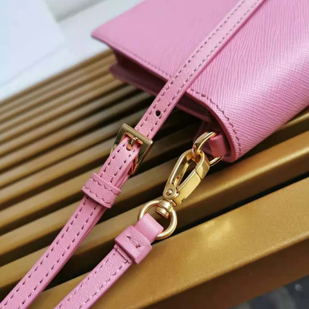 Prada Ladies Saffiano Leather Mini Bag in Pink