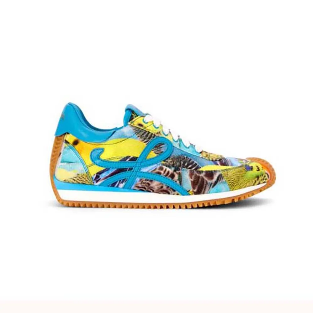 Loewe Flow Runner in Printed Canvas for Men Loewe Flow Runner in Printed Canvas for Men