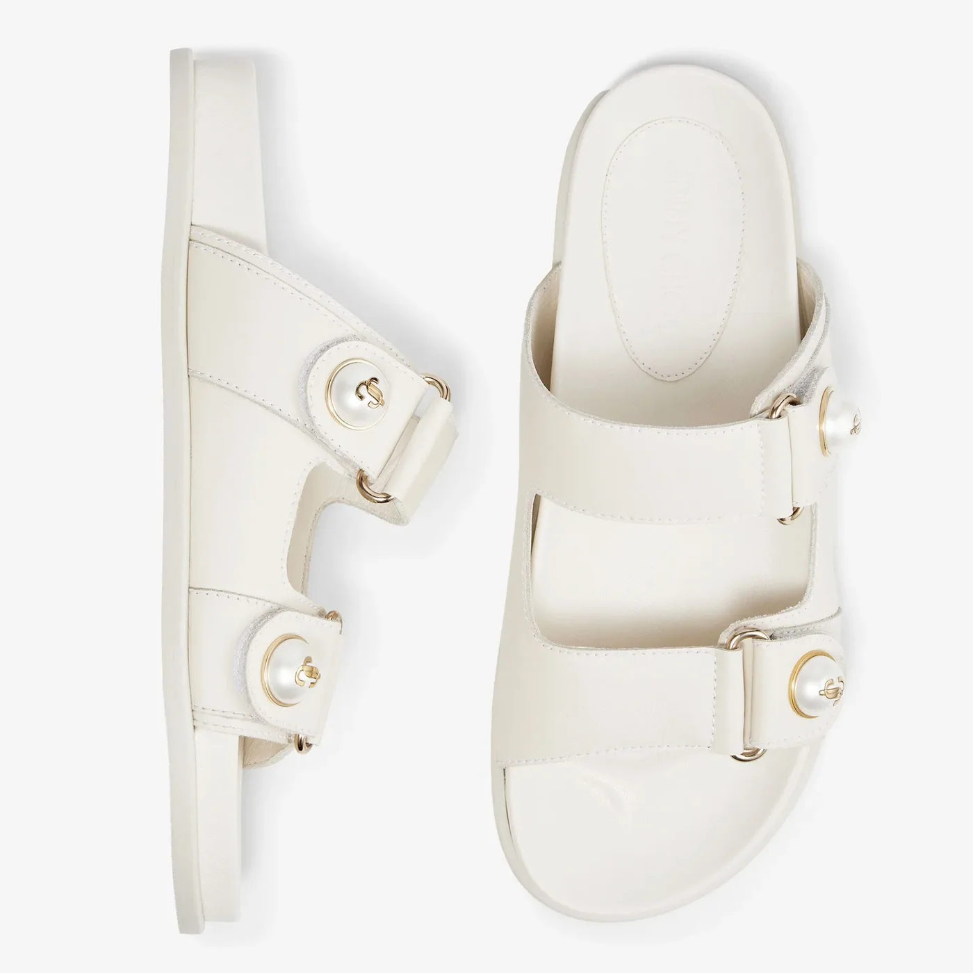 Jimmy Choo Fayence Sandal Latte FAYENCESANDALSQM