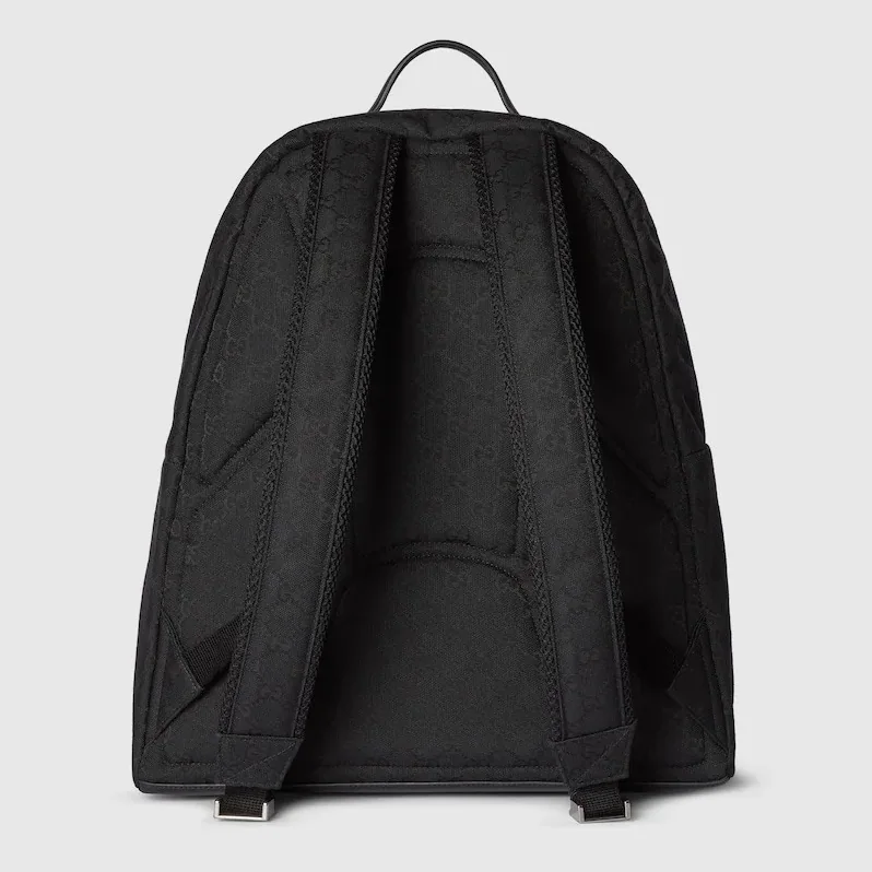 Gucci Medium GG Backpack With Web Black / Gucci Medium GG Backpack With Web Black /