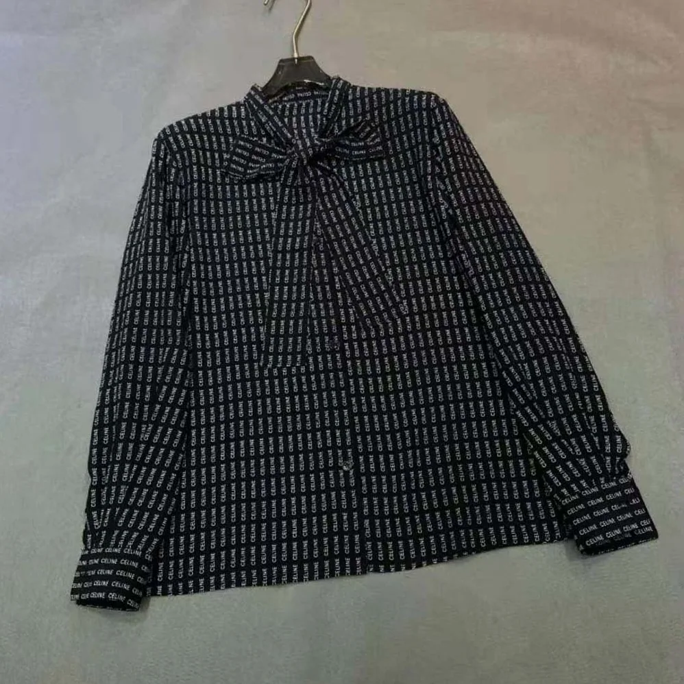 Celine Lavalliere Blouse in Crepe DE Chine for Women