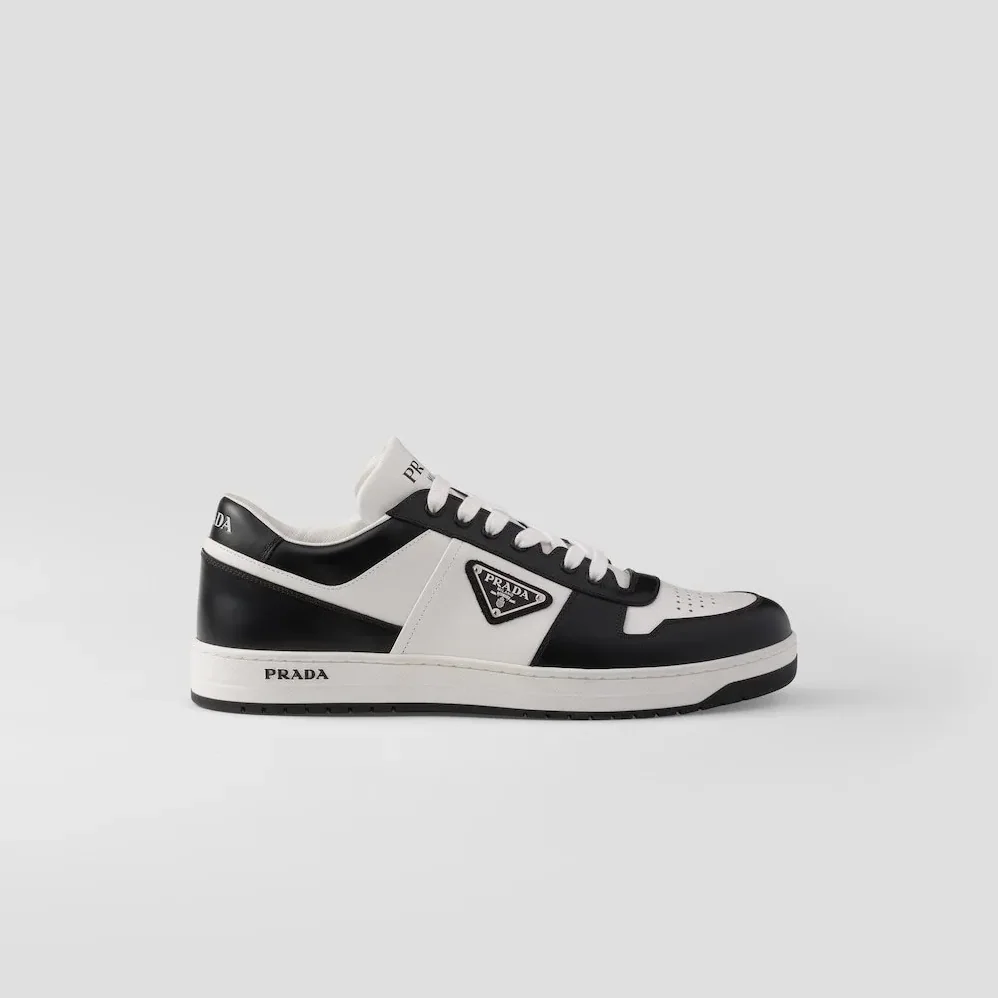 Prada Downtown Leather Sneakers White/Black 2EE364_3LKG_F0T8F_F_D001 Prada Downtown Leather Sneakers White/Black 2EE364_3LKG_F0T8F_F_D001