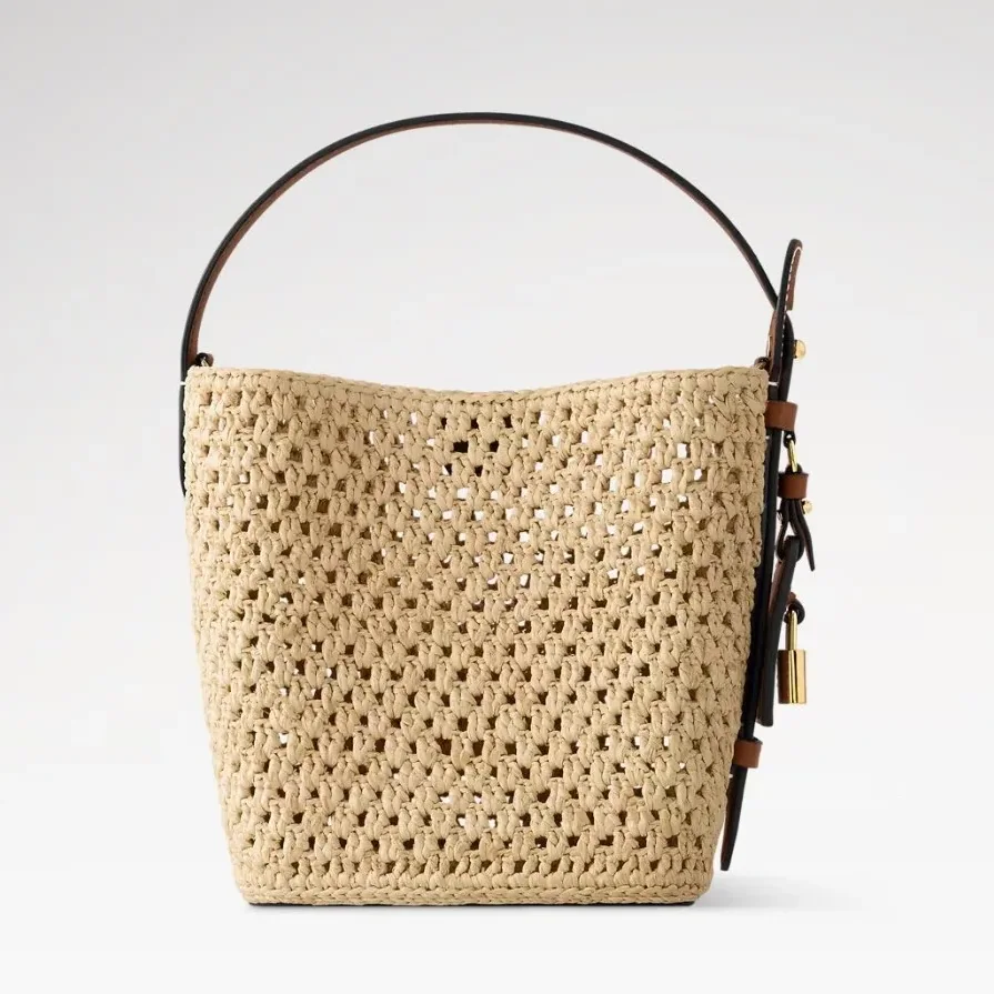Louis Vuitton All In BB Bucket Bag in Brown Gold Hardware