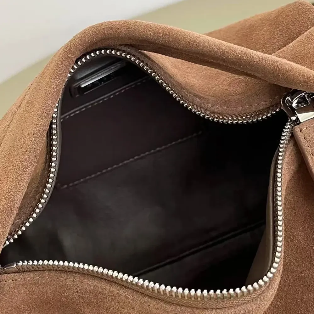 Prada Suede Leather Shoulder Bag for Unisex in Coffee Prada Suede Leather Shoulder Bag for Unisex in Coffee