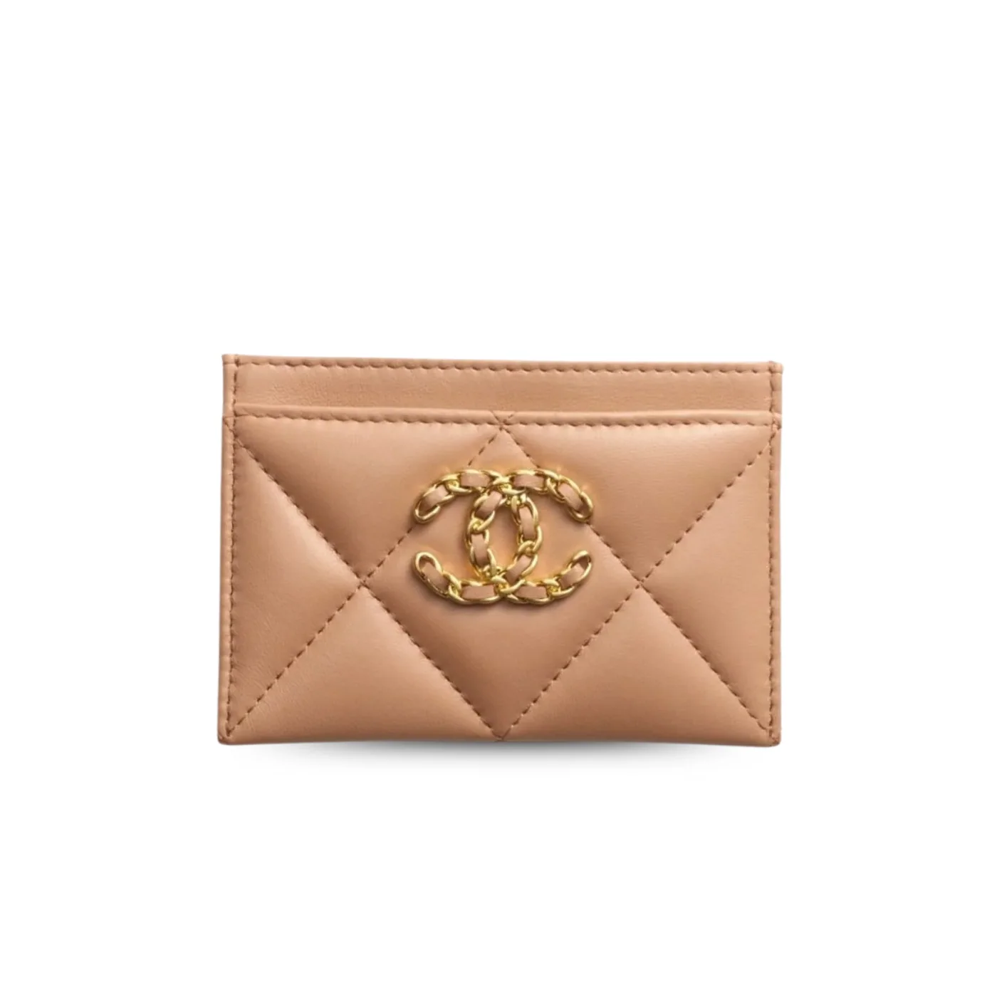 Chanel 19 Card Holder Dark Beige / Chanel 19 Card Holder Dark Beige /
