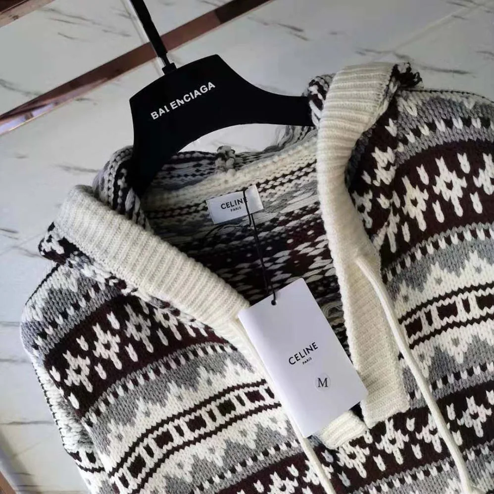 Celine Oversized Shetland Baja Pullover for Women Celine Oversized Shetland Baja Pullover for Women