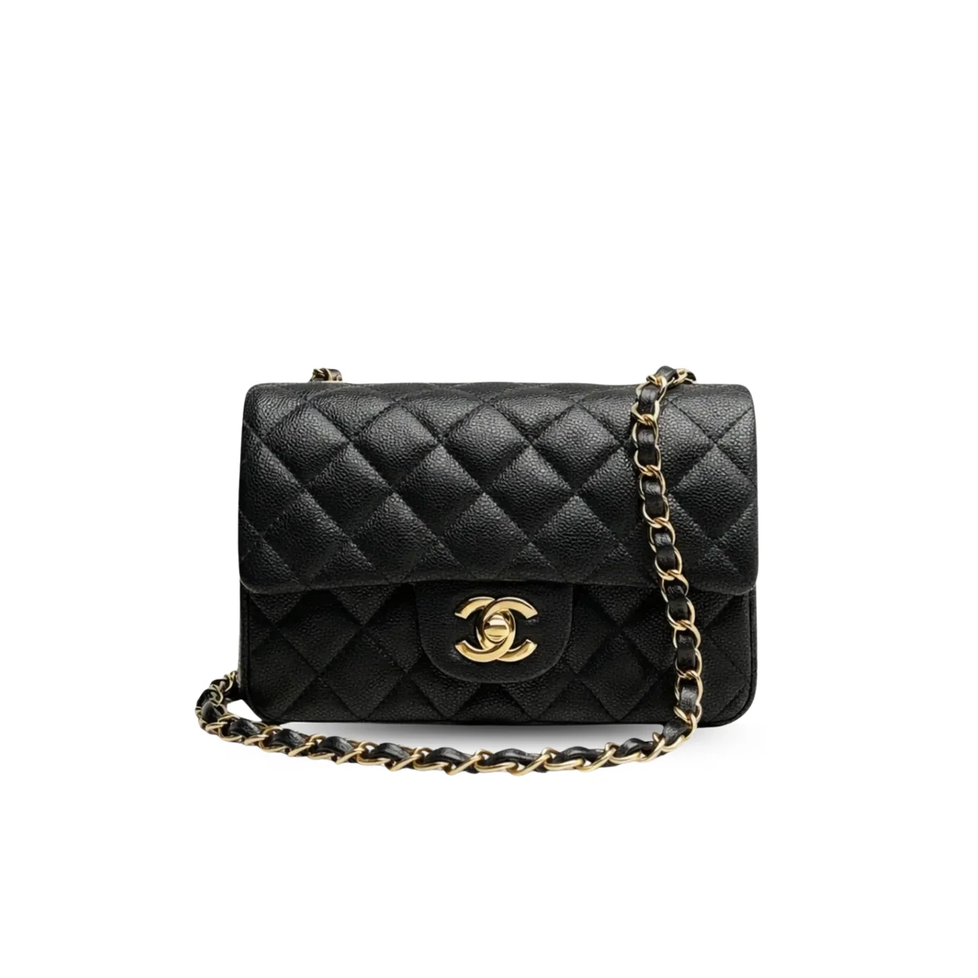 Chanel Classic Flap Bag Small Crossbody in Black Gold Hardware Chanel Classic Flap Bag Small Crossbody in Black Gold Hardware