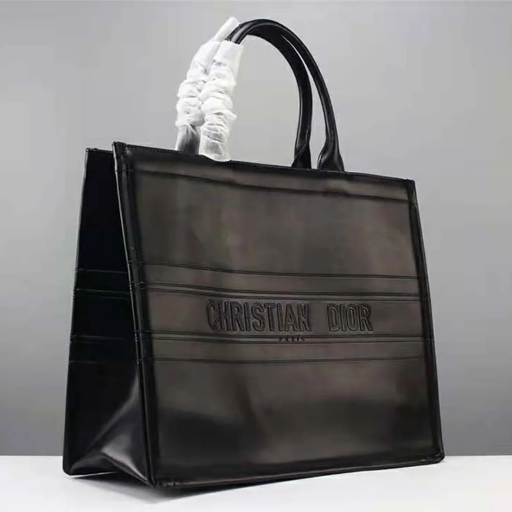 Dior Small Dior Book Tote Black Calfskin for Women Dior Small Dior Book Tote Black Calfskin for Women