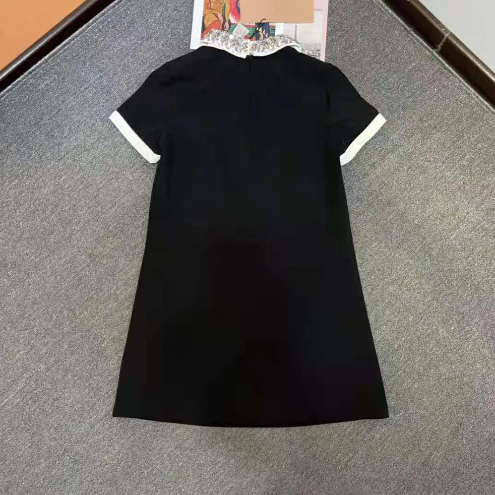 Miu Miu Cady Dress Precious Elegance Full of Contemporary Charm for Women