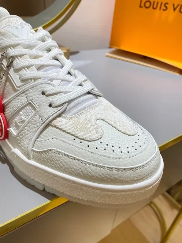 Louis Vuitton Trainer Sneaker White Virgil Abloh Louis Vuitton Trainer Sneaker White Virgil Abloh