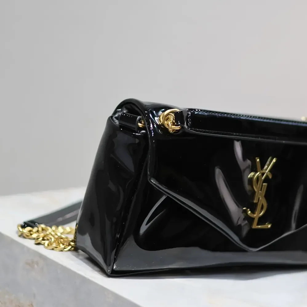 Saint Laurent YSL Calypso Small in Patent Leather for Women Saint Laurent YSL Calypso Small in Patent Leather for Women