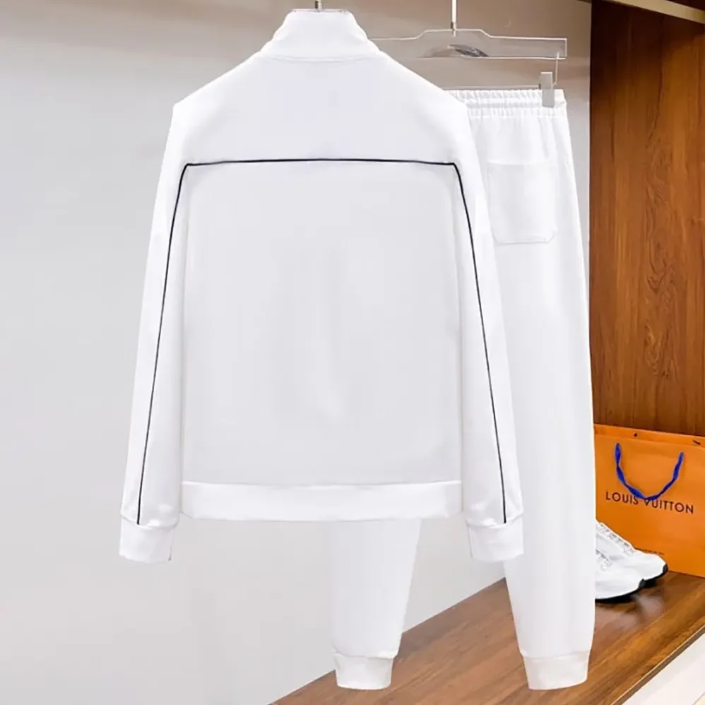 Prada Sweatpants with Re-Nylon Details for Men in White Prada Sweatpants with Re-Nylon Details for Men in White