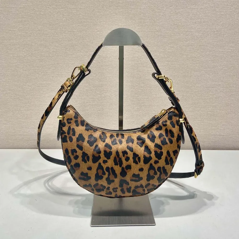 Prada Arqué Printed Leather Shoulder Bag for Women Prada Arqué Printed Leather Shoulder Bag for Women