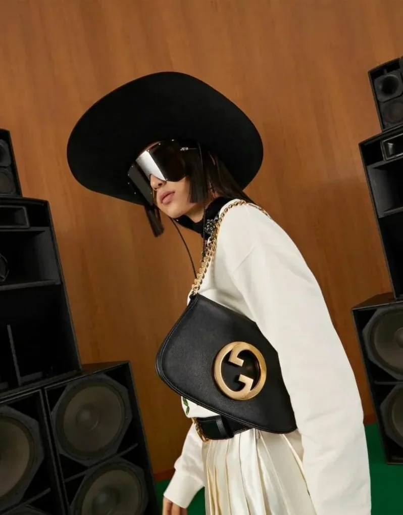 Gucci Blondie Shoulder Bag Black Gucci Blondie Shoulder Bag Black