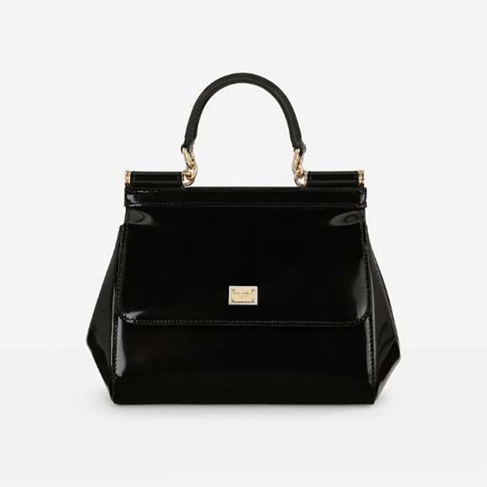 Dolce Gabbana D&G Medium Sicily Handbag for Women in Black