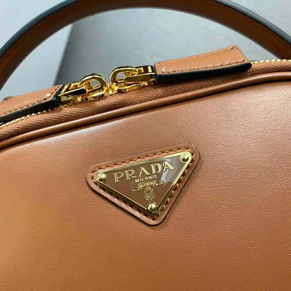 Prada Odette Leather Mini-bag for Women in Brown Prada Odette Leather Mini-bag for Women in Brown