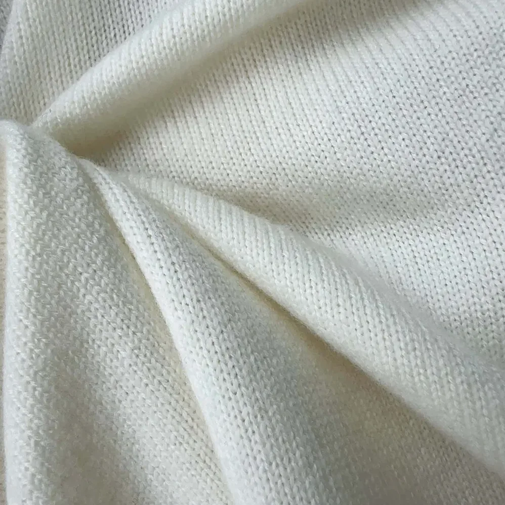 Dior Embroidered Sweater White Cashmere Knit with Multicolor Dior 4 Saisons Été Motif for Women